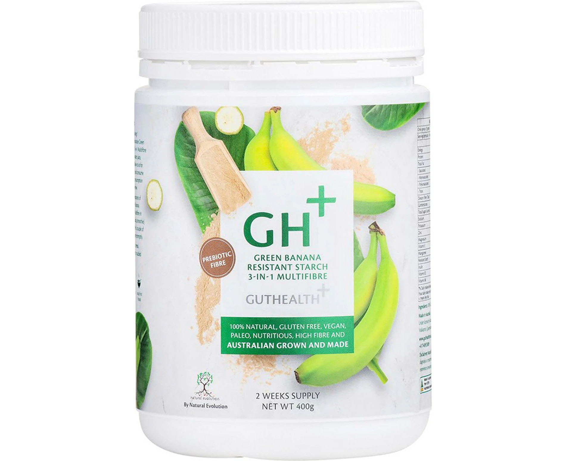 GH+ Green Banana Resistant Starch 3-in-1 Multifibre - 400g