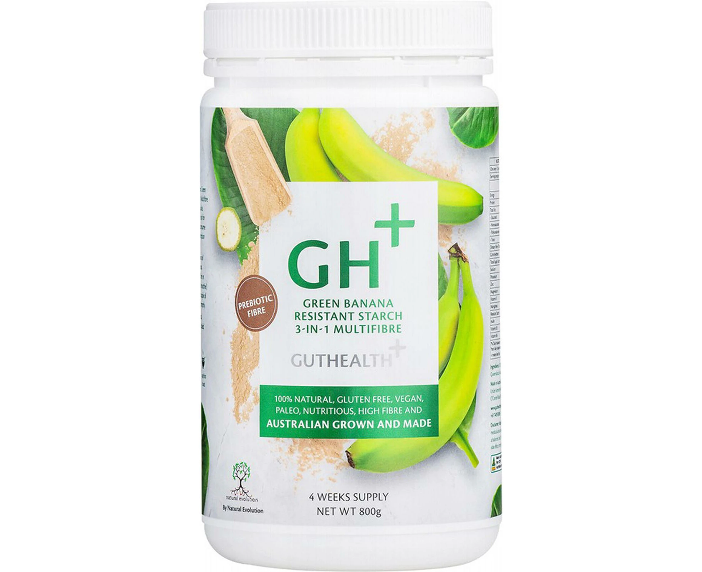 GH+ Green Banana Resistant Starch 3-in-1 Multifibre - 800g