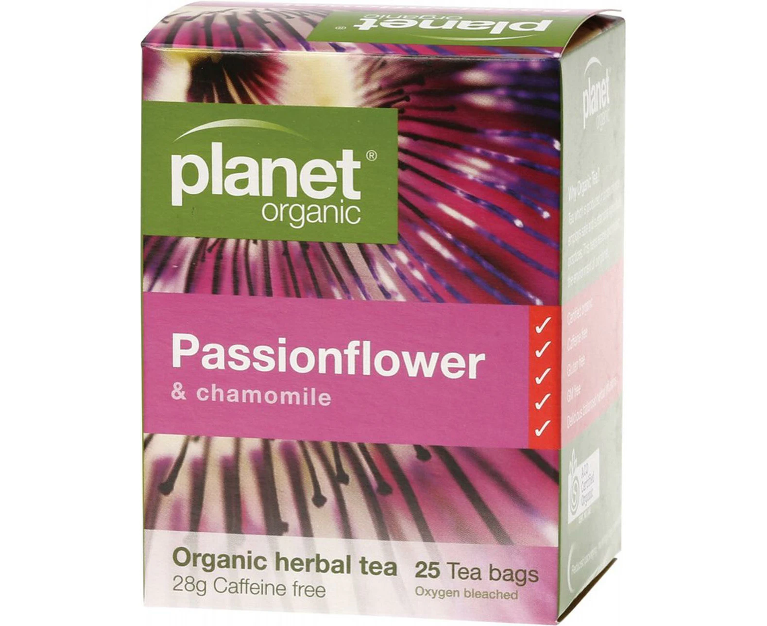 Herbal Tea Bags, 25 Pieces (Passionflower)