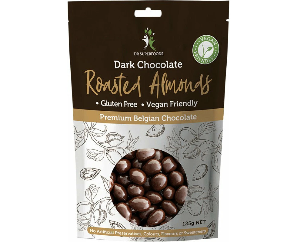 Dr Superfoods Roasted Almonds Dark Chocolate 125g