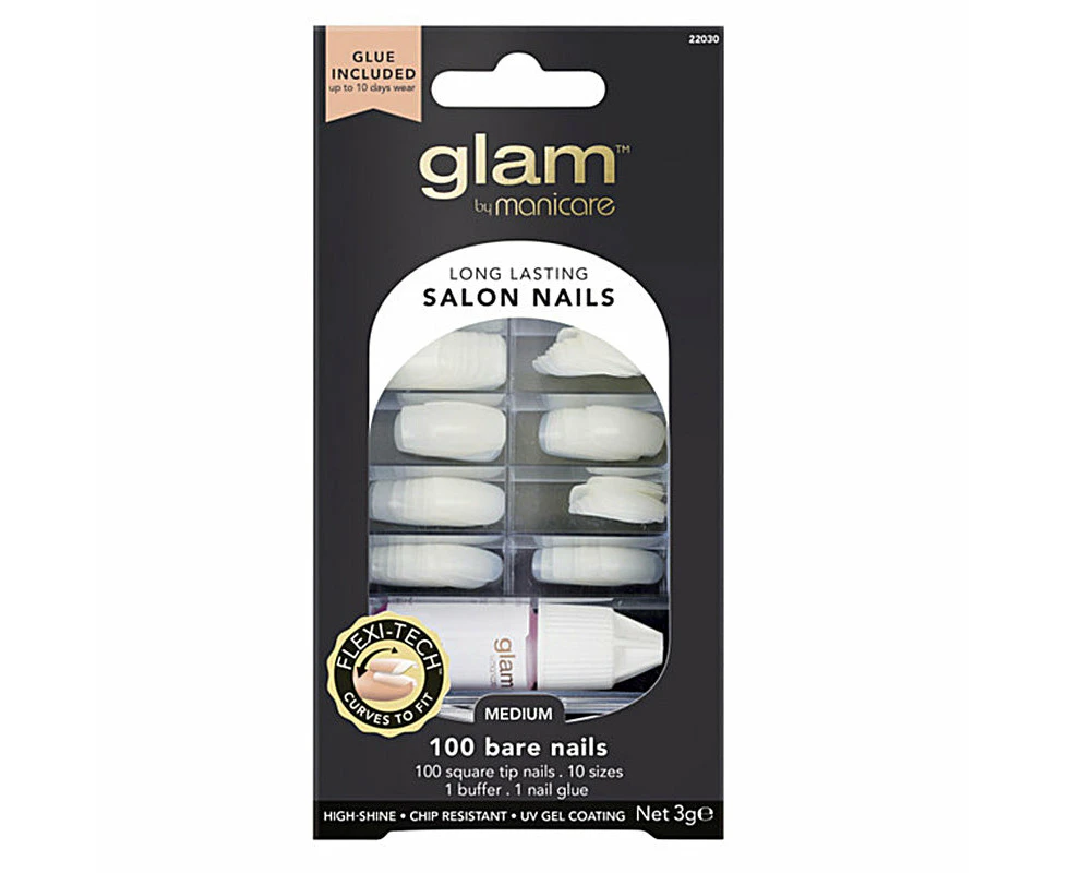 Manicare Glam Nail Glue Box 100 Pieces 3g