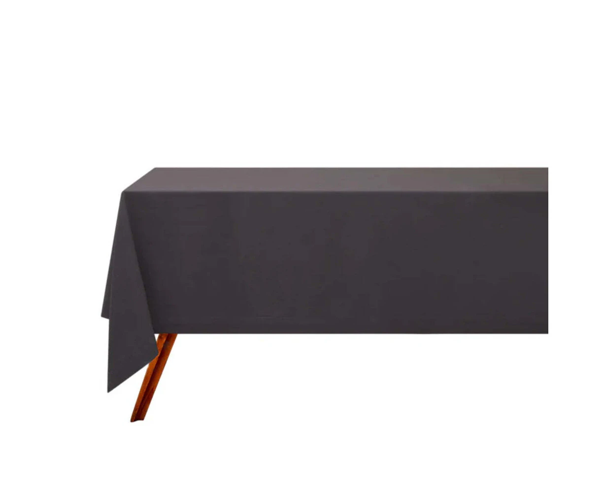 Maxwell & Williams Cotton Classics Rectangular Tablecloth 230x150cm Charcoal