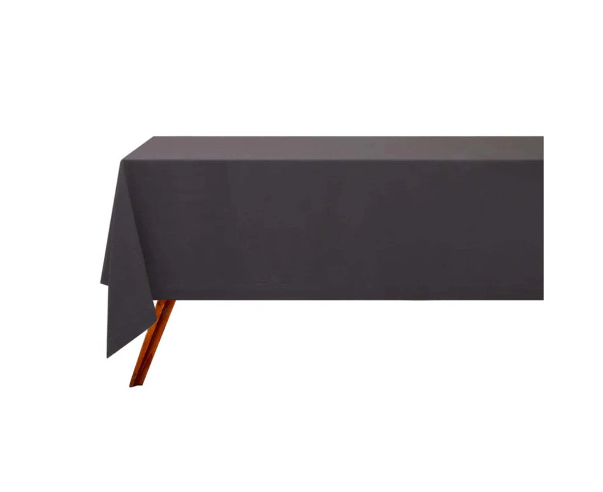 Maxwell & Williams Cotton Classics Rectangular Tablecloth 300x150cm Charcoal