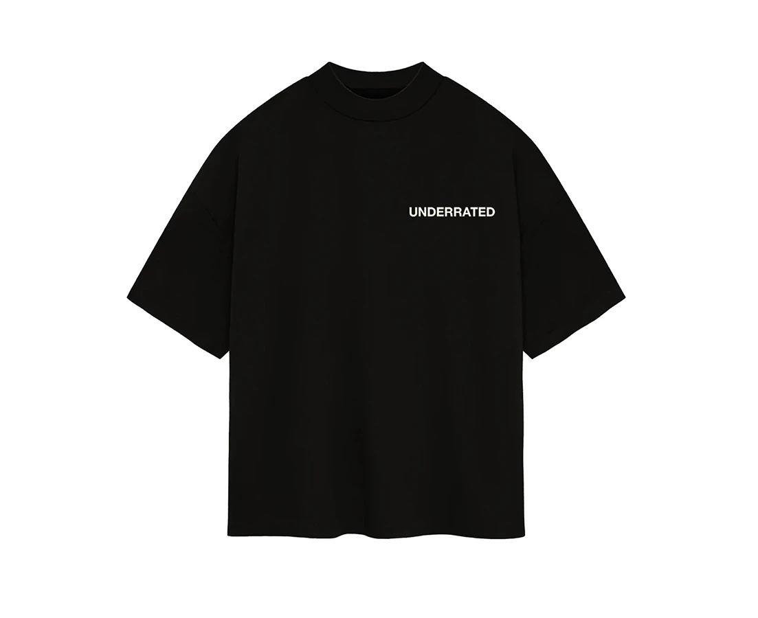 UNDERRATED Classic Logo T-Shirt - Black