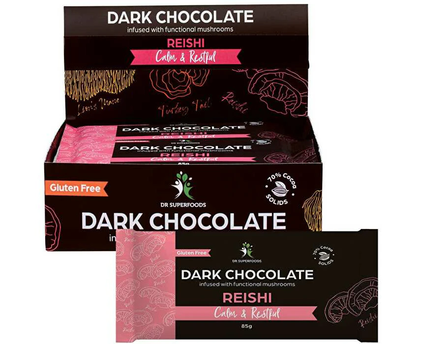 Dr Superfoods Dark Chocolate Bar Calm & Restful 12x85g