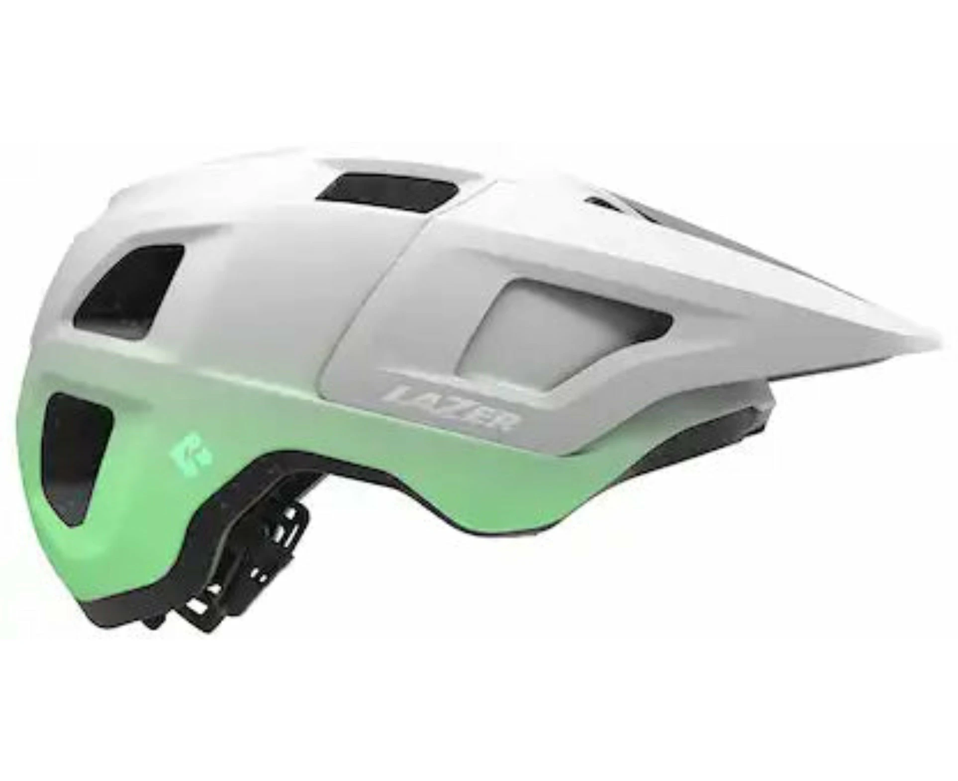 Lazer Finch Kineticore Kids Helmet - Matt White/Mint