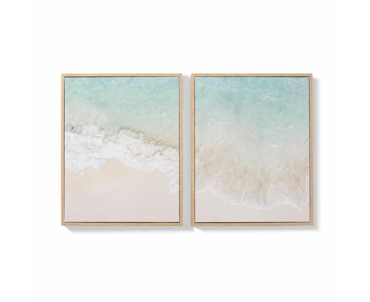 2 Pack Coastal Framed Canvas - Anko