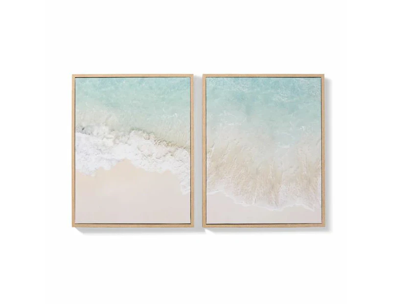 2 Pack Coastal Framed Canvas - Anko