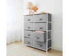 8 Drawer Chest, Grey - Anko