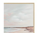 Sunset Beach Framed Canvas - Anko