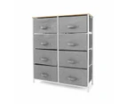 8 Drawer Chest, Grey - Anko