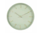 Sage and Gold Look Clock - Anko