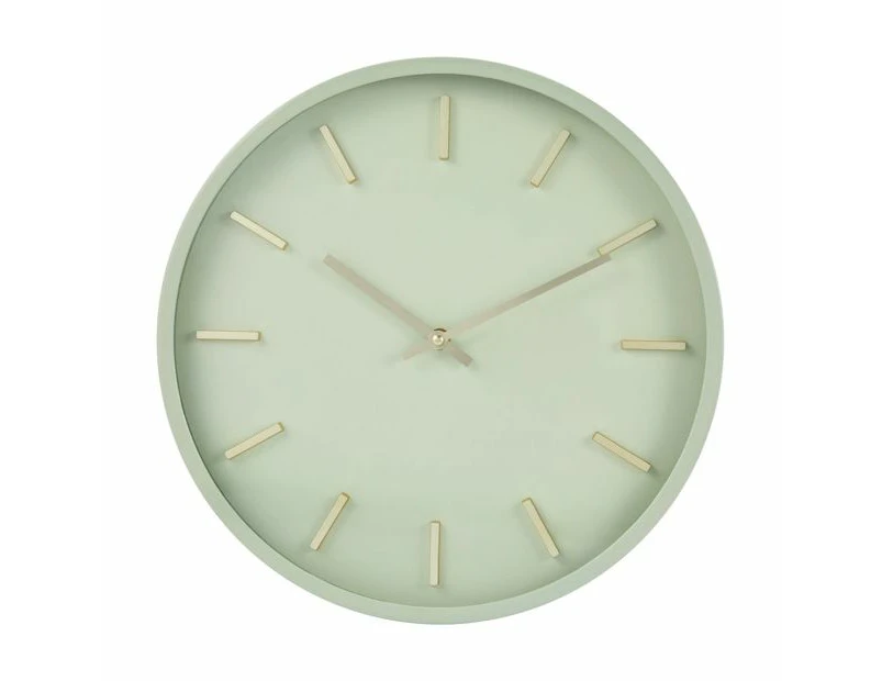 Sage and Gold Look Clock - Anko