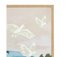 Coastal Birds Framed Canvas - Anko