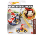 Hot Wheels Mario Kart Diddy Kong Pipe Frame Diecast Vehicle