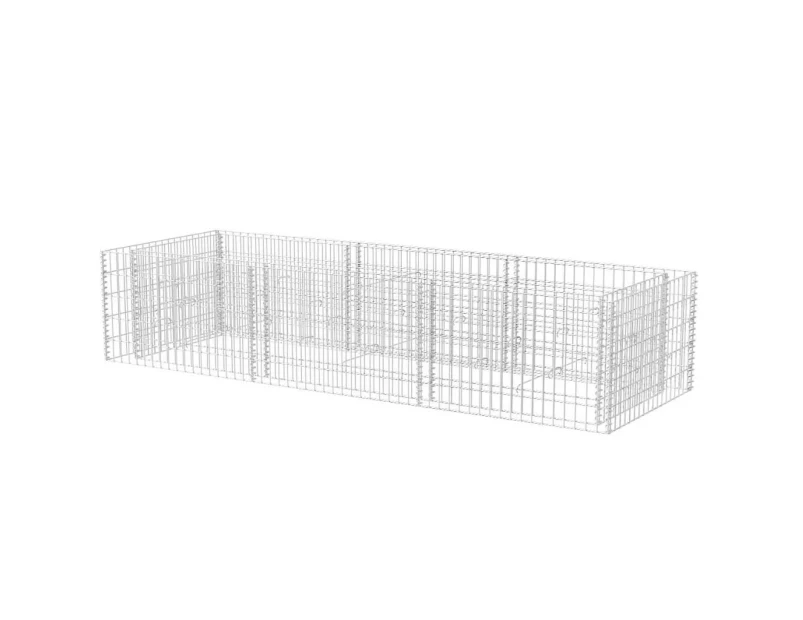 Raised Garden Beds Gabion Raised Bed Steel 270X90x50 Cm