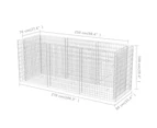 Raised Garden Beds Gabion Raised Bed Steel 270X90x50 Cm