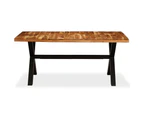 vidaXL Dining Table Solid Acacia and Mango Wood 180x90x76 cm