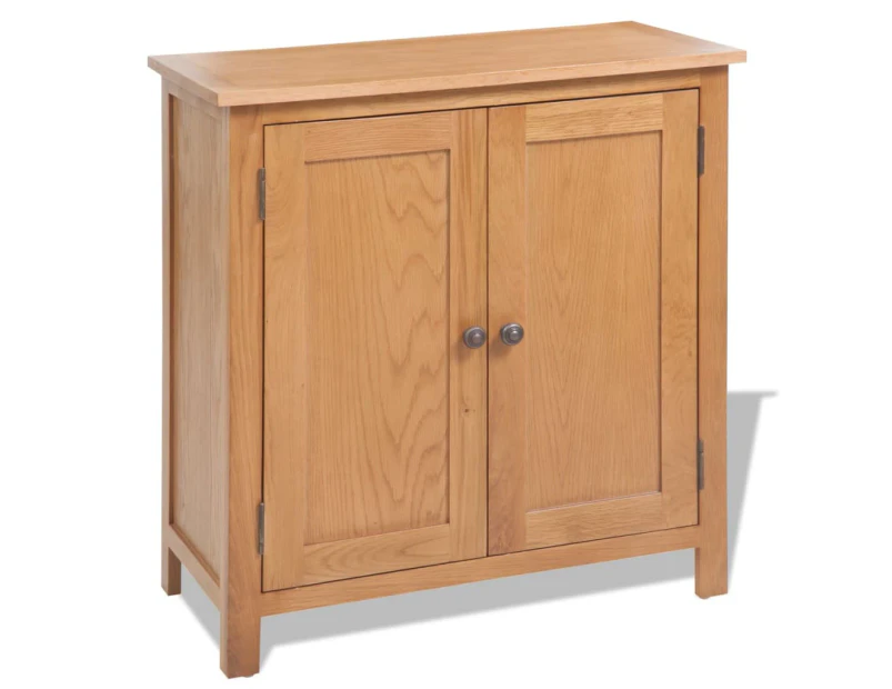 vidaXL Sideboard 70x35x75 cm Solid Oak Wood