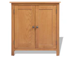 vidaXL Sideboard 70x35x75 cm Solid Oak Wood