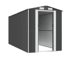 Garden Shed Anthracite 192x274x223 cm Galvanised Steel