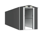 Garden Shed Anthracite 192x274x223 cm Galvanised Steel