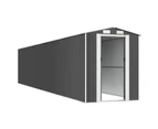 Garden Shed Anthracite 192x274x223 cm Galvanised Steel