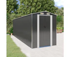 Garden Shed Anthracite 192x274x223 cm Galvanised Steel