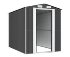 Garden Shed Anthracite 192x274x223 cm Galvanised Steel