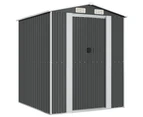 Garden Shed Anthracite 192x274x223 cm Galvanised Steel