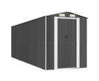 Garden Shed Anthracite 192x274x223 cm Galvanised Steel