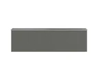 Garden Shed Light Grey 192x440x223 cm Galvanised Steel