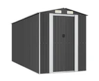 Garden Shed Anthracite 192x274x223 cm Galvanised Steel