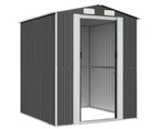 Garden Shed Anthracite 192x274x223 cm Galvanised Steel