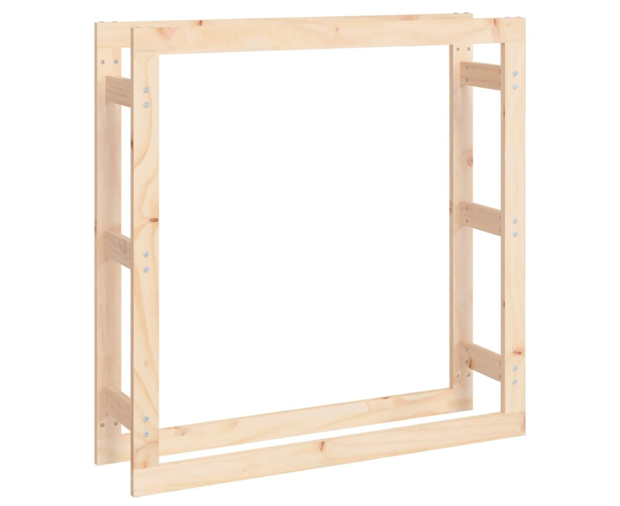 vidaXL Firewood Rack 41x25x100 cm Solid Wood Pine