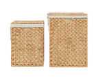 vidaXL Laundry Baskets 2 pcs Water Hyacinth