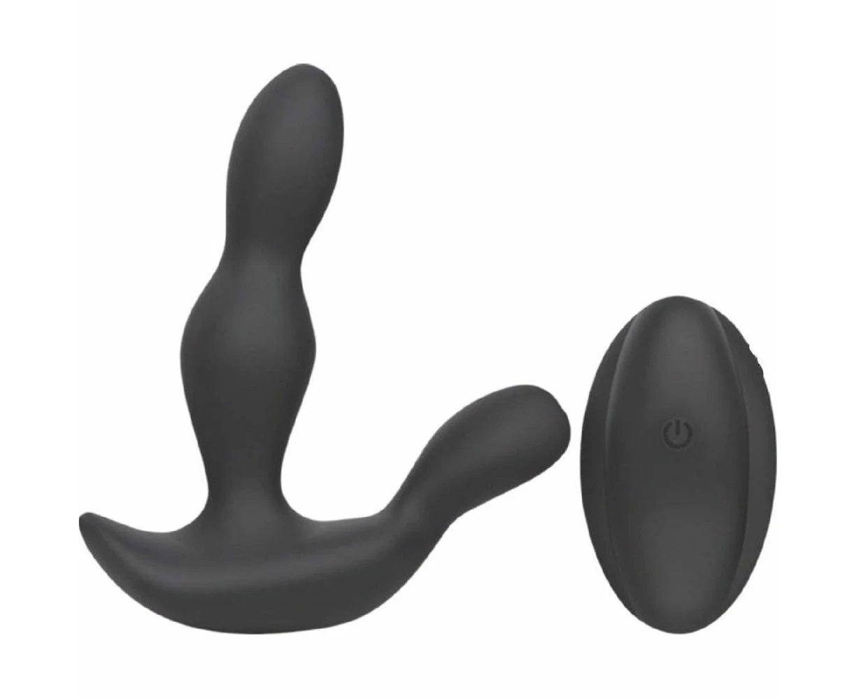 Rapture Pleasure Wearable Silicone Vibrator With Remote Black