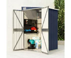 Wall-mounted Garden Shed Anthracite 118x100x178 cm Steel