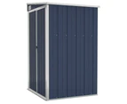 Wall-mounted Garden Shed Anthracite 118x100x178 cm Steel