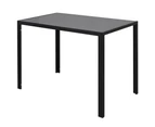 Dining Sets Seven Piece Dining Table Set Black