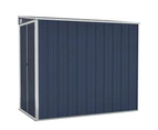 Wall-mounted Garden Shed Anthracite 118x100x178 cm Steel