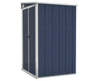 Wall-mounted Garden Shed Anthracite 118x100x178 cm Steel