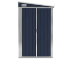 Wall-mounted Garden Shed Anthracite 118x100x178 cm Steel