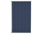 Wall-mounted Garden Shed Anthracite 118x100x178 cm Steel