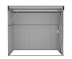 Wall-mounted Garden Shed Anthracite 118x100x178 cm Steel