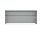 Wall-mounted Garden Shed Green 118x382x178 cm Galvanised Steel