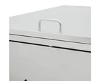 vidaXL Wheelie Bin Shed 240L Stainless Steel Garbage Container Multi Sizes