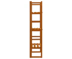 vidaXL Plant Stand with Trellis Orange 60x30x140 cm Solid Firwood