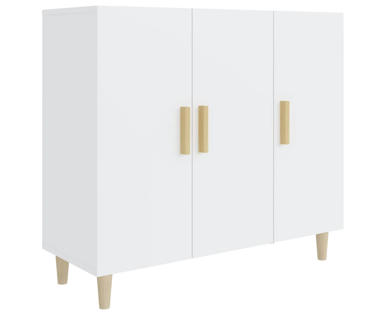 vidaXL Sideboard White 90x34x80 cm Engineered Wood