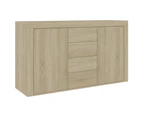 vidaXL Sideboard Sonoma Oak 120x36x69 cm Engineered Wood